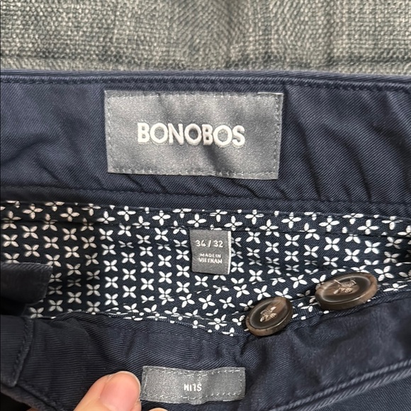 Bonobos navy men’s chinos - Picture 2 of 3